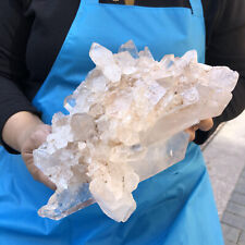 5.43 Natural rare white water crystal cluster backbone mineral specimen picture