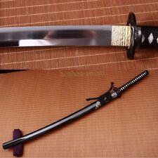L6 Clay Tempered Japanese Katana Hadori Polishing Suguha Hamon Samurai Sword picture