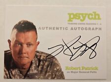 ROBERT PATRICK as MAJOR GENERAL FELTS Autograph Auto Psych Seasons 1-4 #A8 picture