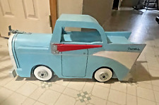 VINTAGE 57 CHEVY MAILBOX HANDMADE CHEVEROLET MAILBOX ONE OF A KIND? picture