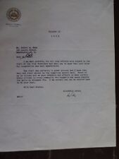 Wesley Powell/Gov. NH - ORIGINAL TYPED Letter - October 10, 1960 picture