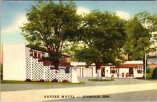 Covington, TN Tennessee  BAXTER MOTEL  Roadside TIPTON COUNTY  ca1940's Postcard picture