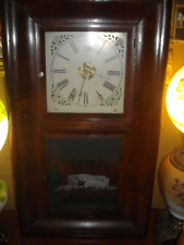 large vintage antique Waterbury 8 day 30 hr OGEE mantle clock working picture