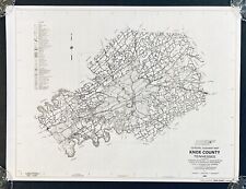 Vintage 1980 General Highway Map Knox County TN by TN Dept of Transportation picture
