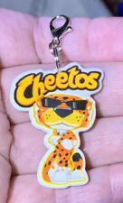 Acrylic Chester Cheetah Cheetos Charm Zipper Pull & Keychain Add On Clip picture