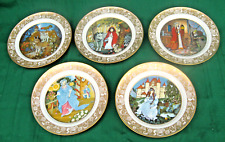 Set of 5 Grimm's Fairy Tales Plates by Franklin Potteries picture