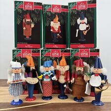 Vintage Hallmark Christmas North Pole Nutcrackers Complete Ornaments Set Of 6 picture