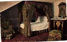 Vintage Postcard- Martha Washington's Bed Room. 1960s picture