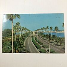 Vtg 1960s Clearwater Beach Florida Postcard Memorial Causeway picture
