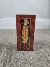 Vintage Lang and Wise Old Word Santa Star Ellen Stouffer Ornament New In Box picture