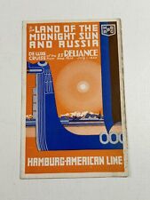 Hamburg American Line SS Reliance Ship Russia Land Midnight Sun 1933 Brochure picture