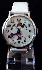 Ultra Rare/Near Pristine 1970s Swiss Made Mechanical Minnie Mouse Watch by Bradl picture
