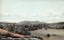 Great Barrington MA Massachusetts Monument Mountain Reservation Vtg Postcard A44 picture