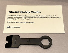 Peter Atwood Stubby MiniBar Made Of Zirconium Tool Pry Bar BRAND NEW picture