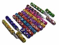 INDIAN RAJASTHANI ETHNIC ROYAL USEFUL BALLPOINT PEN'S & MIRROR GLITTERS WORK picture