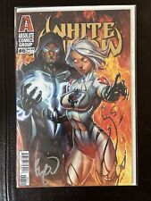 White Widow #6 Gold Foil Logo Cover Signed by Benny Powell w/COA picture