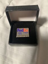 FedEx Freight 11 Year Safety Tie Clip Pin Collectors Limited Edition   picture