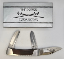 Vintage Camillus Knife Silver Sword USA 836 Canoe NIB picture
