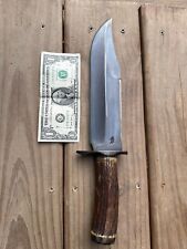 Custom Bowie Knife Full Tang Stag Handle picture