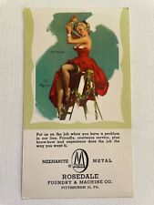 1957 Pinup Girl Advertising Picture - Woman Under Mistletoe  by Elvgren picture