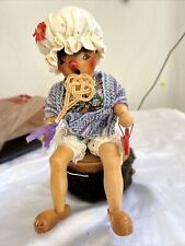 Vintage Steinbach  Reuge Smoker Woman Music Box Liebling picture