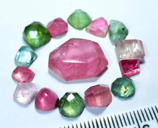 29 Carats Beautiful Natural Multi Colors Tourmaline Rose Cut Stones Good Quality picture