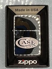2023 Case Knives Etched Logo High Polish Chrome Zippo Lighter NEW picture