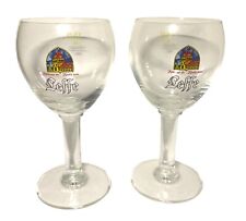Leffe Abbey Belgian Craft Beer Stemmed Glass 15 cl | Set of Two (2) - New & FS picture