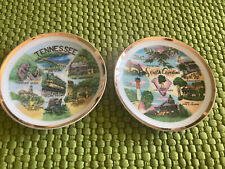 2 Vintage Souvenir Collector plates South Carolina & Tennessee Made in Japan picture