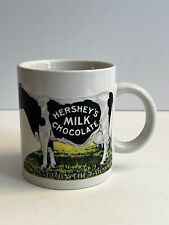Vintage Hershey’s Milk Chocolate Cow Mug Cup Nostalgia 1999 Made On The Farm picture