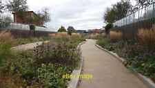 Photo 6x4 Paths and Flowerbeds Linking Sunset Park and Moonlit Park Highg c2017 picture