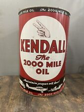 Kendall 5 Qt Empty Metal Motor Oil Can picture
