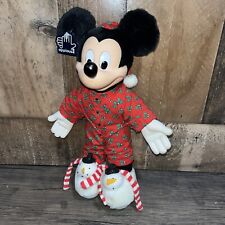 VTG Applause Mickey Mouse Disney Plush Hard Plastic Face Hands Shoes Xmas picture