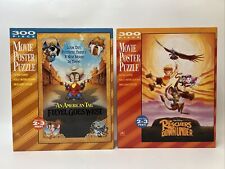 Disney The Rescuers Down Under & An American Tail 300 Pc. 2’x3’ Puzzles SEALED  picture