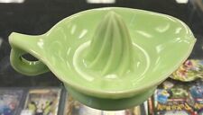 Vintage Jadeite Glass Orange Juicer or Reamer with Loop Handle and Spout Green picture