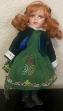 Allied Dublin Fine Porcelain Irish Heritage Doll Collection Red Headed Orla picture