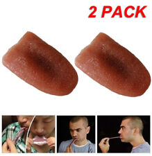 2 Pack Fake Tongue Stretch Gag Joke Prank Magic Trick Scary Funny Toy picture