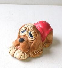 VINTAGE PENDELFIN “POOCH”  Hand painted Stonecraft Puppy figure. Made in England picture