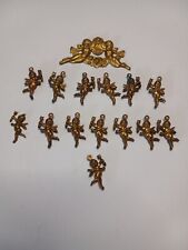 15 Golden colored Vintage Brass Cupids picture