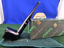 Chacom 33 Oceane Smooth Finish Black Unsmoked Briar Estate Pipe, Box, Sleeve picture