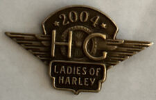 Vintage 2004 Harley Davidson HOG Owners Group Ladies of Harley Women's Vest Pin picture