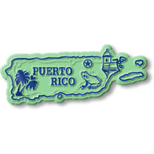 Puerto Rico Map Magnet by Classic Magnets picture
