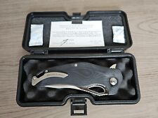 BROUS BLADES VR-71 FLIPPER LINER LOCK BLACK G-10 0535/1000 With Box And COA picture