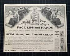Antique Hind’s Honey and Almond Cream Print Ad picture
