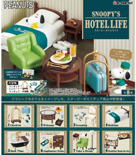 Re-ment PEANUTS SNOOPY'S HOTEL LIFE Miniature Figure Complete 8 Pack BOX picture