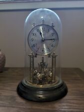 Vintage Schatz 400 Day Anniversary Brass Clock w/Glass Dome (Missing Parts)  picture