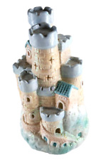 VTG Susan McAllister Village Ceramic Castle Winterlore Fantasy Pastels 1987 picture
