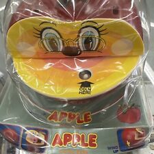 Nos BOXED Vintage Apple Worm Savings Bank Everlast Ind. Hong Kong Windup toy picture