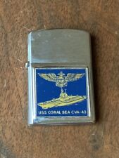 Vintage Commercial Products Lighter: USS Coral Sea CVA-43/ DeSouza MMC Retired picture