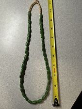 Green Watermelon Chevron Trade Beads picture